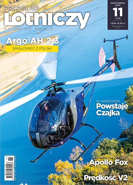 Przeglad Lotniczy 11/2025 cover featuring the ARGO AH helicopter