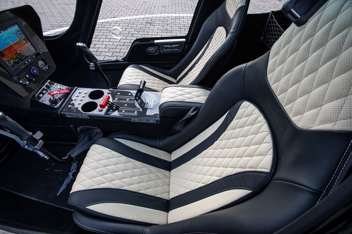 ARGON GTL cabin - two seats, each with its own load limit