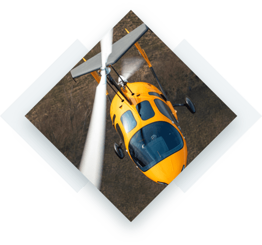 Yellow gyrocopter - compact, simple and cost-effective rotorcraft