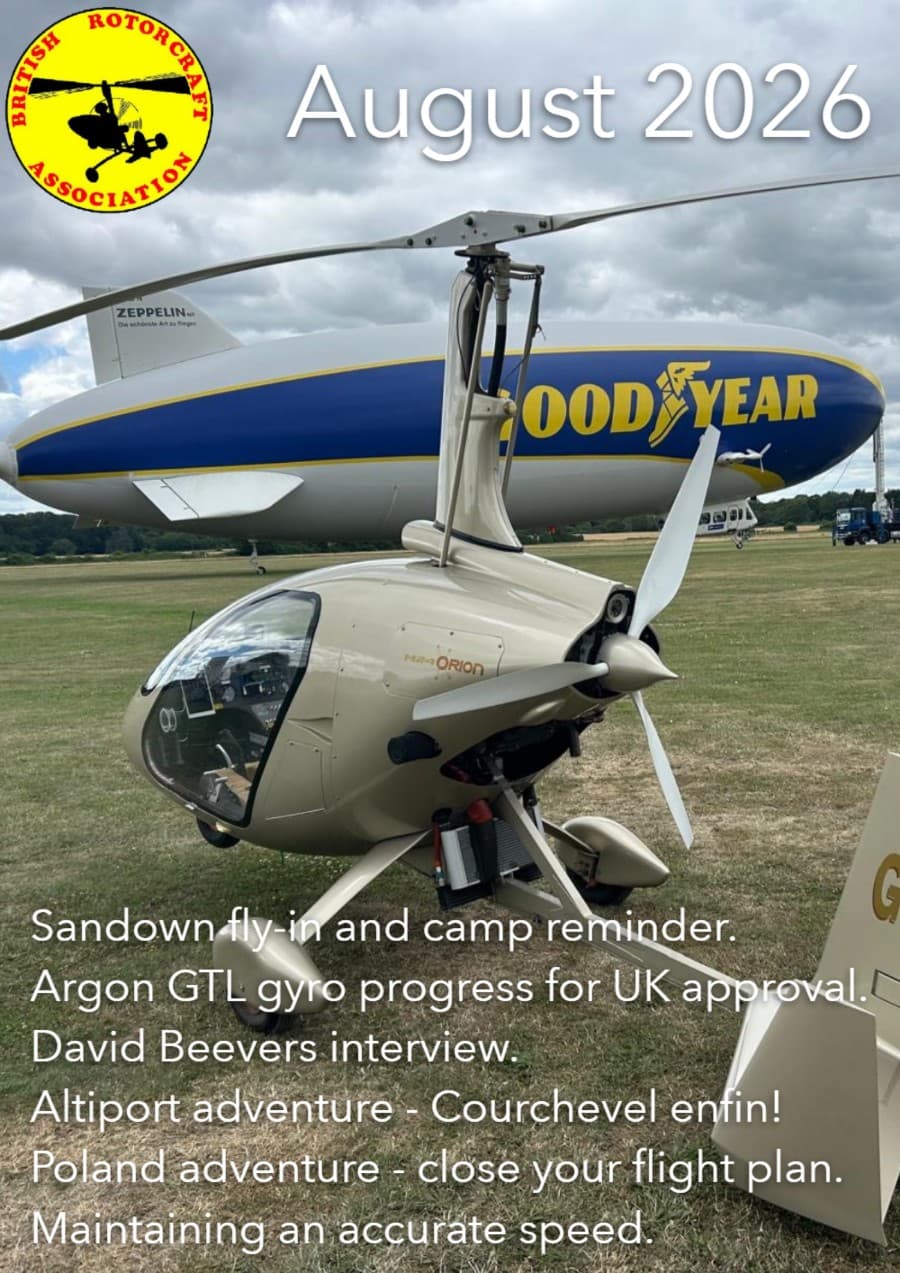 British Rotorcraft Association magazine, August 2026, featuring Argo Aero